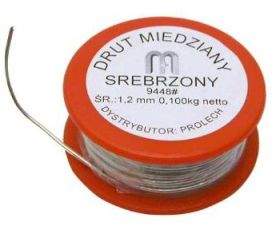 Drut srebrzony 1.2mm
