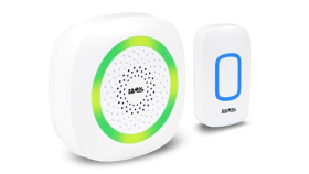 Dzwonek Bezprzewodowy Bateryjny Dance Ii Biały St-420W Zasięg 300M Sun10000496