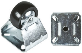 Koło samonastawne średnica kabla 50mm Płyta Tente 50kg wysokość całkowita 72mm