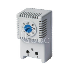 Termostat pojedynczy bimetaliczny do wentylatora regulowany NO 20°C do 80°C THV3