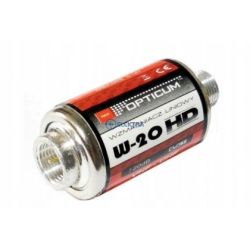 Wzmacniacz antenowy liniowy 20dB W20 12V