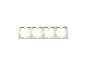 SIMON BASIC Ramka 4 poczwórna uniwersalna beż BMR4/12 KONTAKT SIMON