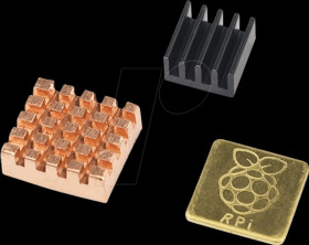 Raspberry Pi cooling kit, 3-piece with 3M adhesive film