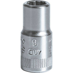 Stahlwille 40 D 6 01030006 Twelve-point Socket Bits 6 mm