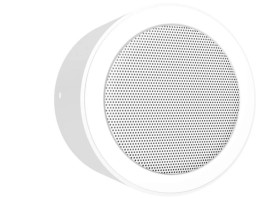 Pełnopasmowy głośnik sufitowy odporny na wilgoć aluminiowa obudowa biały 100V 10W DAR-87-10