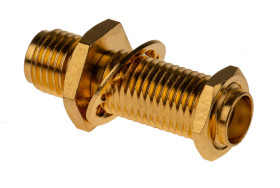 Złącze koncentryczne Montaż na panelu Żeński 50Ω typ złącza Złącze SMA 18GHz Lutowane