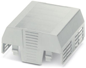 Upper part of housing, ABS/PC, (W x H x D) 70.1 x 74.65 x 36.95 mm, light gray, for enclosure, 1074747