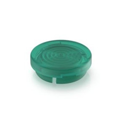 Klosz lampek do przycisku kształt: Okrągłe Zielony Soczewka RAFI