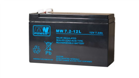 Akumulator Vrla Agm 12V 7,2Ah (Żywotność 6-9Lat) Mw7,2-12L T2