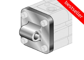 Ucho proste do siłownika pneumatycznego D40, ISO15552/6431, ISO21287, ze śrubami montażowymi