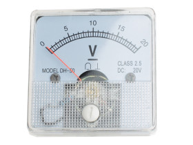 Woltomierz panelowy 20V