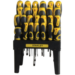 Stanley STHT0-62142 062142 Screwdriver Set, In Rack 26 Piece SL/PH/PZ/TX