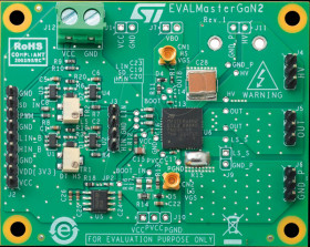 EVALMASTERGAN2 Demonstration board for MASTERGAN2, 650 V GaN HEMTs