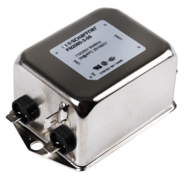Filtr EMI 3A 1-fazowy 470kΩ 250 V AC/DC 400Hz 9,8 mH, 160 μH Schaffner Montaż w obudowie