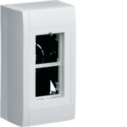 Systo Puszka instalacyjna podwójna natynkowa 45x45mm biała LPT02H