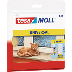 tesa&#xAE; 05428 Universal Foam Sealing Tape White 9mm x 6m