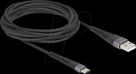 81123 USB 2.0 cable A plug to C plug, 3.0 m