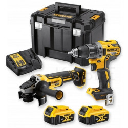 ZESTAW COMBO 18V DCD791 + DCG405 2*5.0AH TSTAK DEWALT