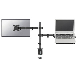 Neomounts FPMA-D550NOTEBOOK Desk Mount Dual Swivel Tilt Tray Black 10"-32"