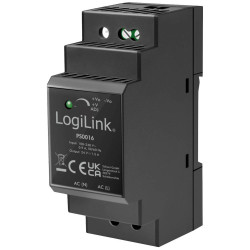 LogiLink PS0016 Rail mounted PSU 24V 1.5A 36W DIN Rail PSUs Open