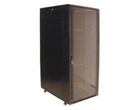 Szafa 19cali stojąca 42U 800x1000 BETA RAL9004 szkło