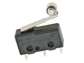 Przełącznik krańcowy z dźwignią 16mm z rolką, styk NO-NC wspólny pin