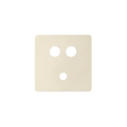 Simon 82 Pokrywa gniazda Mini jack + 2 RCA kremowy 8201092-031