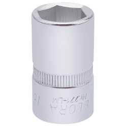 Elora 15305 16mm 1/2&quot; Square Drive Hexagon Socket