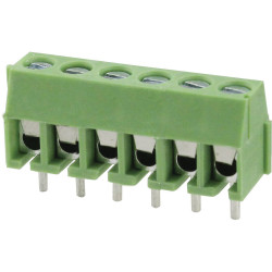 DEGSON DG350-3.5-02P-14-00AH-1 Screw Terminal 2 Pins 2mm&#xB2; Green 1pc