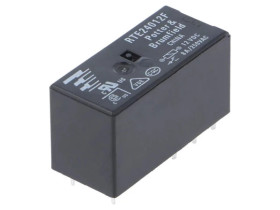 RTE24012F Przekaźnik elektromagnetyczny DPDT Ucewki: 12VDC, 8A/250VAC