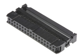 Złącze IDC 34-pinowe 2-rzędowe raster: 2.54mm Żeński Montaż na kablu RS PRO