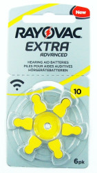 RAYOVAC V10 bateria powietrzna do aparatów słuchowych (6szt)