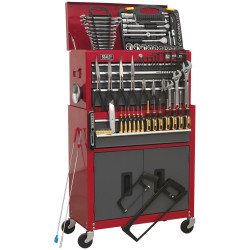 Sealey AP2200BBCOMBO Tool Chest Combination 6 Drawer BB Runners - 128pc Tool Kit