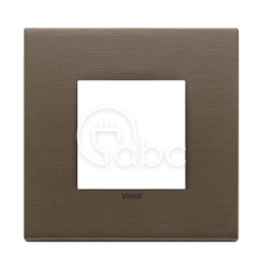 Ramka ozdobna 2M metal szczotkowany ciemny brąz, 22642.12