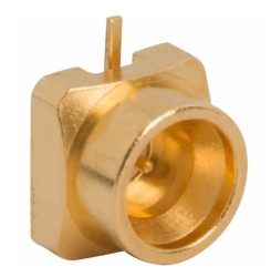 Złącze koncentryczne Montaż na płytce drukowanej Żeński 50Ω