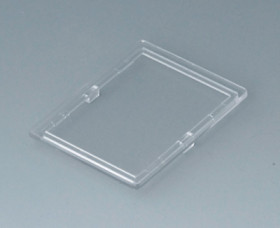 Cover, 2 modules, PC, (L x W) 45.8 x 34.8 mm, transparent, B6601100