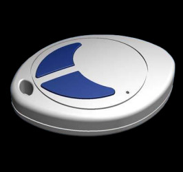 Teko - seria OVO-3 (OVO-3/2.5) - obudowa do pilota w kolorze jasnoszarym (55 x 43,7 x 14 mm)