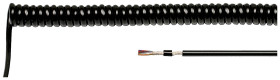 Helukabel;85932;Przewód spiralny;LiF12YD11Y300 mm/ 1200 mm;6 x 0.14 mm²;czarny1 szt.