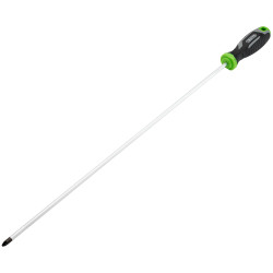 Draper 13376 Pozi Soft Grip Screwdriver, PZ2 x 450mm - 13376