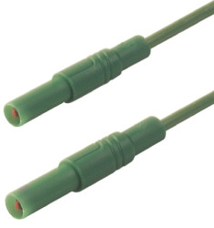 934077104, PVC, 32A, 1000V ac/dc, kolor: Zielony, dł. 2m, -15 → +70°C, Hirschmann Test & Measurement