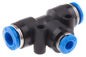Złączka pneumatyczna Wciskane 6 mm Wciskane 6 mm Festo Adapter teowy do rur