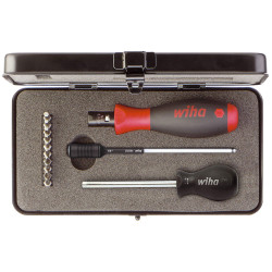 Wiha 26893 TorqueVario®-S Screwdriver Set, 14 Piece