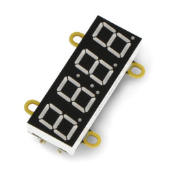 Moduł 4-cyfrowego wyświetlacza 7-segmentowego Digit Clock Unit - czerwony I2C - M5Stack U146
