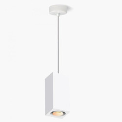 Oprawa wisząca Kanopus-2 biały gips, GU10, AR210027WG