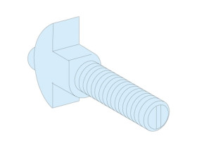 Śruby młoteczkowe 25 mm 20 sztuk PrismaSet LVS04766 SCHNEIDER ELECTRIC