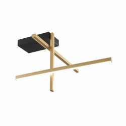 Lampa sufitowa EDGE kolor złoty/czarny aluminium/metal, LED 900 Lm barwa regulowana IP20 22008C3-BK/GD Zuma Line