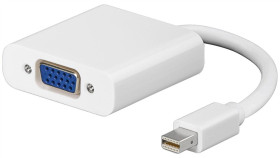 Kabel Przejściowy Mini Displayport/Vga 1.1 - Długość Kabla 0.15 M