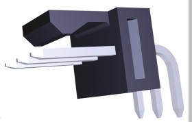 Złącze szpilkowe 3-pinowe raster: 2.54mm -rzędowe Molex Przewlekany 4.0A 250.0 V.