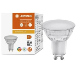 Żarówka LED GU10 6,7W = 48W 575lm 4000K Neutralna 120 CRI90 Ściemnialna Szklana LEDVANCE Superior