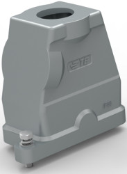 Housing, size HB6, die-cast aluminum, M32, angled/straight, screw locking, IP68, T1920061132-009